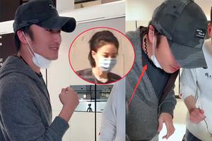 谢霆锋王菲戴同款发箍低调秀恩爱