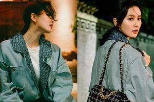 刘诗诗全新街拍眼神温柔侧颜超能打