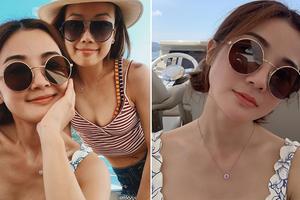 容祖儿与阿Sa出海秀身材 阿娇继续神隐