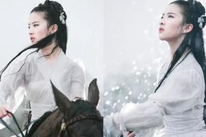 刘亦菲《神雕》删减戏份曝光雨中骑马唯美