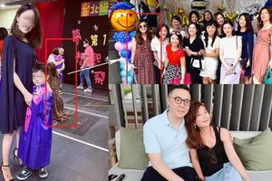 梁静茹与前夫参加儿子毕业典礼跪地拍照