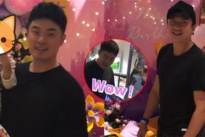 陈赫包游乐园为大女儿办生日宴邓超捧场