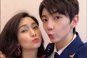 洪欣儿子张镐濂晒搞怪近照脸颊消瘦不少