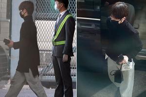 周震南低调返京 穿着2天前的行头没换装