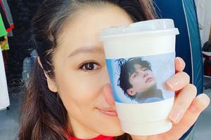 林心如获许光汉张轩睿粉丝应援