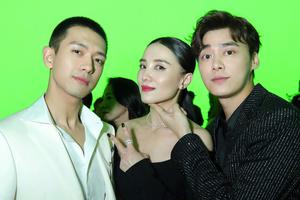 豪门三姐弟！宋佳晒与李易峰李现合影