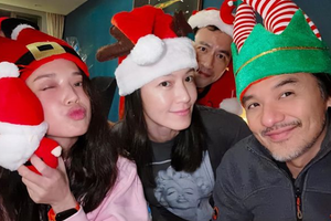 林熙蕾晒聚会照冯德伦舒淇夫妇恩爱出镜