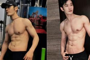 去油成功！黄晓明腹肌马甲线吸睛