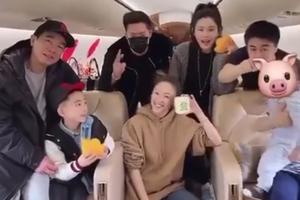 奚梦瑶何猷君与陈小春应采儿一家同框