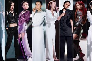 《姐姐2》三公舞台造型 那英白色长裙优雅