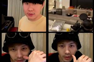 王嘉尔看到林俊杰客厅感慨不断