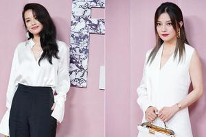 女神同场！舒淇卷发飘逸飒绝全场 赵薇红唇明艳