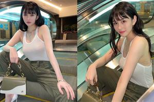 邱淑贞21岁女儿近照曝光身材凹凸有致