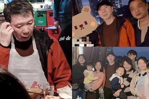 冯小刚聚餐吃火锅与路人亲切合影无架子