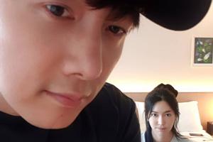 金素妍结束《顶楼》拍摄与老公度假