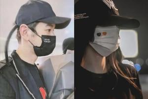 黄晓明baby穿情侣装 胸前印着红色桃心很浪漫