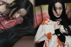 范冰冰复古和风大片醉卧镜花水月间