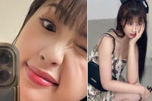 虞书欣晒日常照怼脸眨眼不惧死亡角度