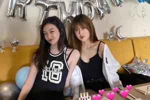 李嫣15岁生日派对现场照大秀优越锁骨