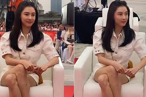 张柏芝活动生图曝光 长发披肩状态似少女