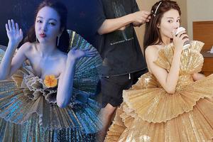 张雨绮化妆花絮照曝光化身 “人间金花”