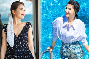 刘涛游轮度假大片随性洒脱