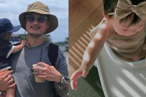 余文乐女儿正脸曝光肉嘟嘟好可爱