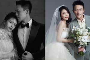 杜淳王灿夫妻合体拍婚纱大片 亲密互动狂撒狗粮