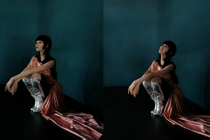 刘诗诗齐刘海鲻鱼头造型突破