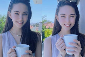 昆凌晒出甜美微笑照好少女