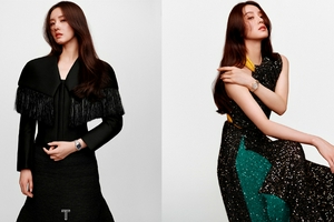 刘诗诗璀璨星空长裙尽显优雅格调