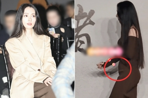 郭碧婷侧身小腹隆起明显引猜测