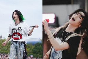 华晨宇演唱会发色一天一换十分抢眼