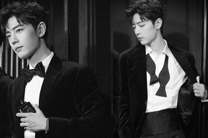 肖战黑白光影大片氛围感拉满