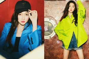 关晓彤玩酷乐团风大片戴棒球帽时尚感足