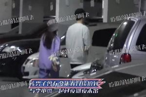 李小璐和年轻帅哥开车回家 两人曾被拍到同回住所