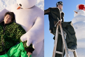 王源冬野少年封面大片 雪地叠叠乐诠释青春活力