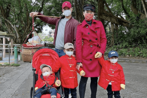 胡杏儿元宵节陪老公回家乡