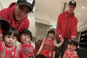 江宏杰晒33岁庆生照一双儿女出镜