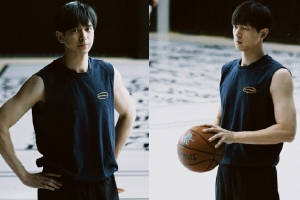 李现卡点晒打篮球照片穿无袖上衣秀肌肉