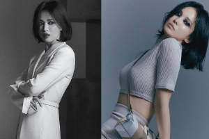 宋慧乔烟熏妆造型显叛逆冷艳