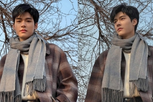 龚俊分享冬日三宫格随手拍韩剧男主即视感