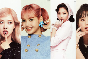 Blackpink复古摩登造型写真 优雅俏皮