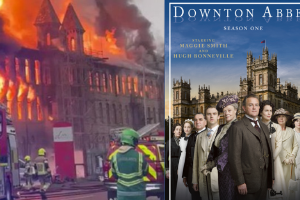 《唐顿庄园》拍摄地起火 仅剩残骸