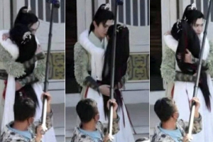 鞠婧祎陈哲远新剧路透曝光 拥抱对视超甜