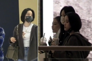 欧阳娜娜和好友一起逛街被偶遇