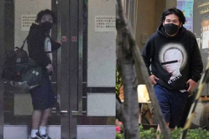 曹格近照被拍头发杂乱全脸肿起状态差