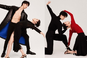 冰舞搭档王诗玥柳鑫宇拍大片