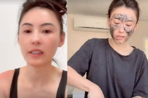 张柏芝晒视频分享居家生活