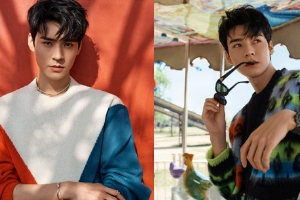 龚俊初夏光影封面大片释出蓝白条纹西装